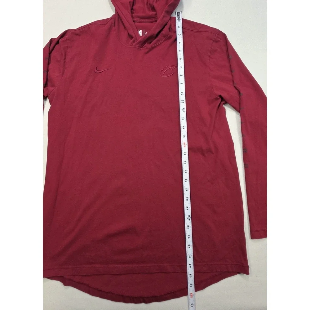 Cleveland Cavaliers Nike Hoodie Men L Graphic Sleeves Pullover Shirt Embroidered
